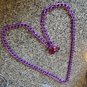 Metallic Purple Chain Belt/Bag Strap